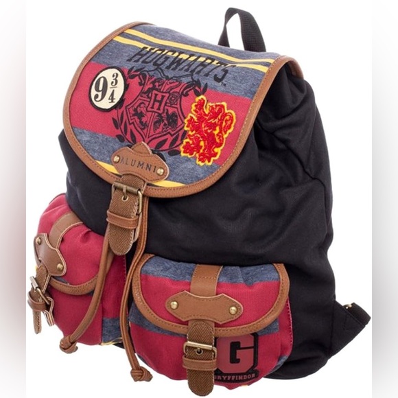 🌼💚💚 Harry Potter Hogwarts Alumni Juniors Knapsack Bioworld - Picture 4 of 10